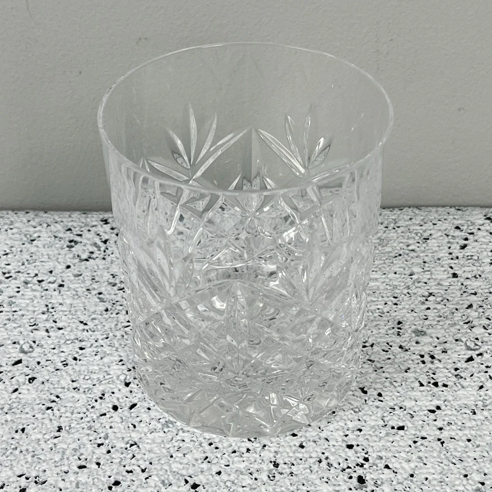 Atlantis Crystal Double Old‎ Fashioned Whiskey Glass Tumbler